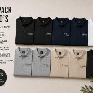 10 Premium Polo's, één professionele teamlook