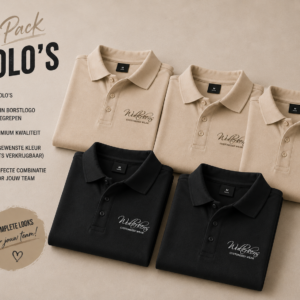 5 Premium Polo's, klaar voor iedere werkdag