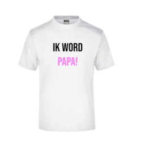 Ik Word Papa T-Shirt (Kies Kleur)