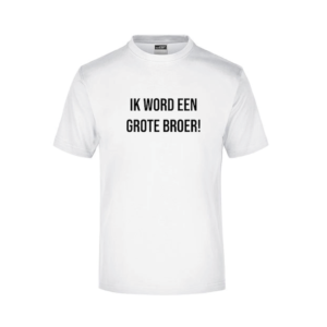 Ik Word Grote Broer/ Zus (Kies Tekst/Kleur)