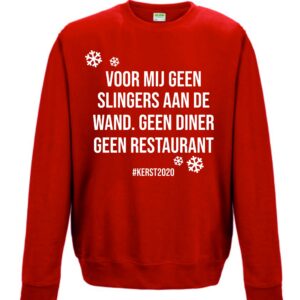 Slingers Aan De Wand- Rood