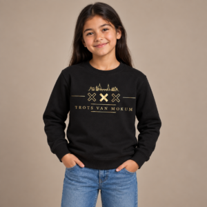 Trots van Mokum Drie Kruisen Goud Kinder Sweater