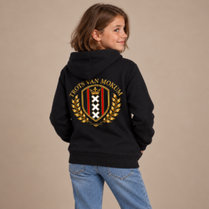 Trots van Mokum Schild Goud Kinder Hoodie