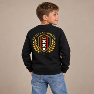Trots van Mokum Schild Goud Kinder Sweater
