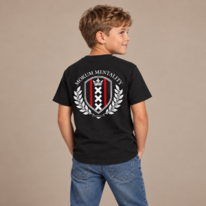 Trots van Mokum Schild Wit Kinder T-shirt