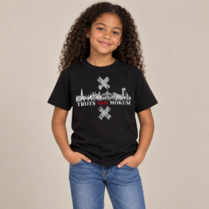 Trots van Mokum Skyline met kruisen Kinder T-shirt