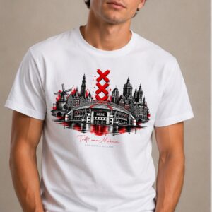Trots van Mokum Amsterdam Collage Compact T-shirt Regular Fit