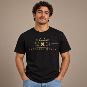 Trots van Mokum Drie Kruisen Licht Dames T-shirt Fitted